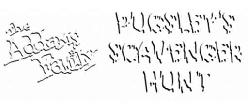 Addams Family, The - Pugsley's Scavenger Hunt (USA) logo